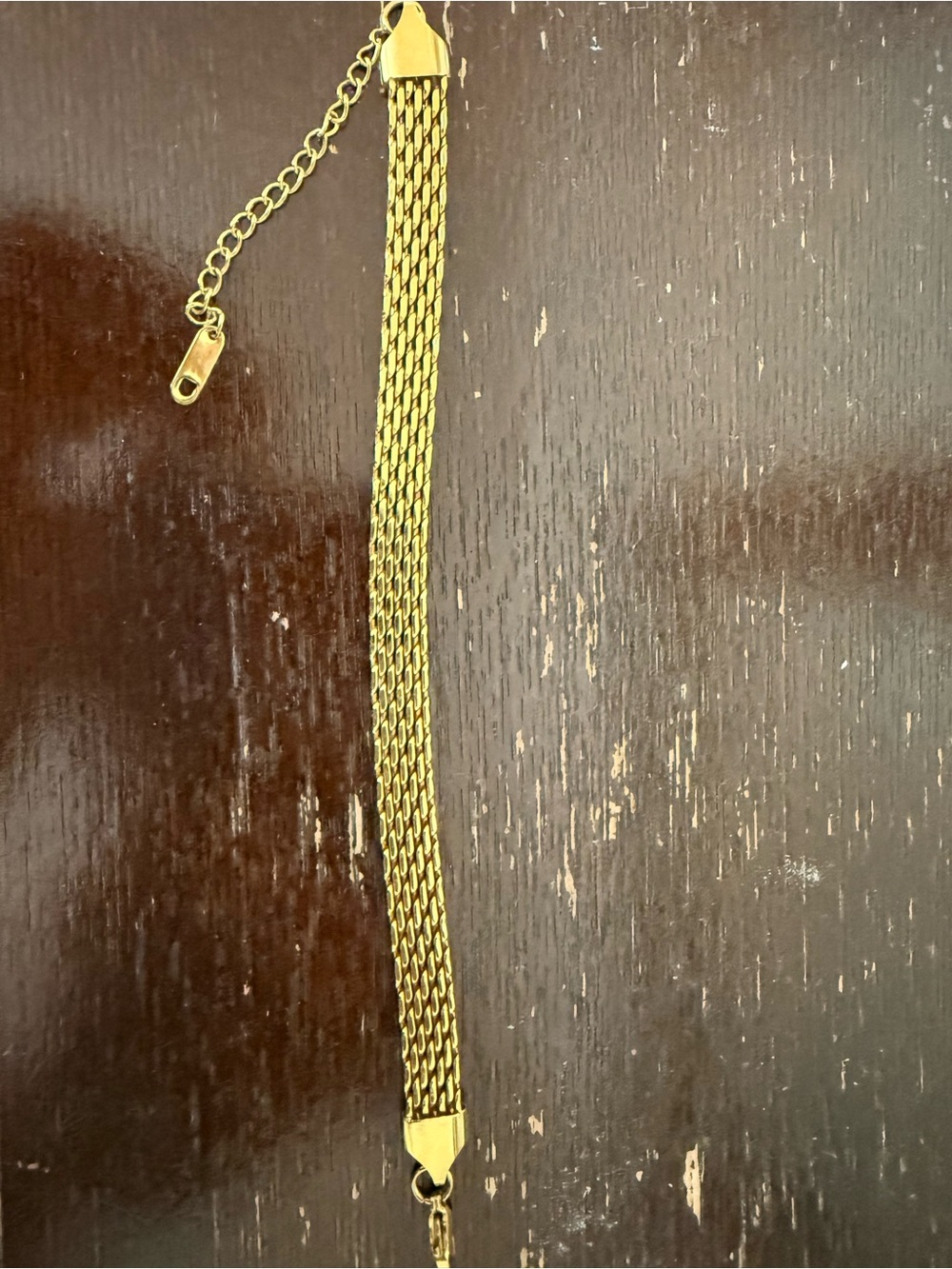 Gold Multi-Strand Mesh Bracelet - Women Jewelry